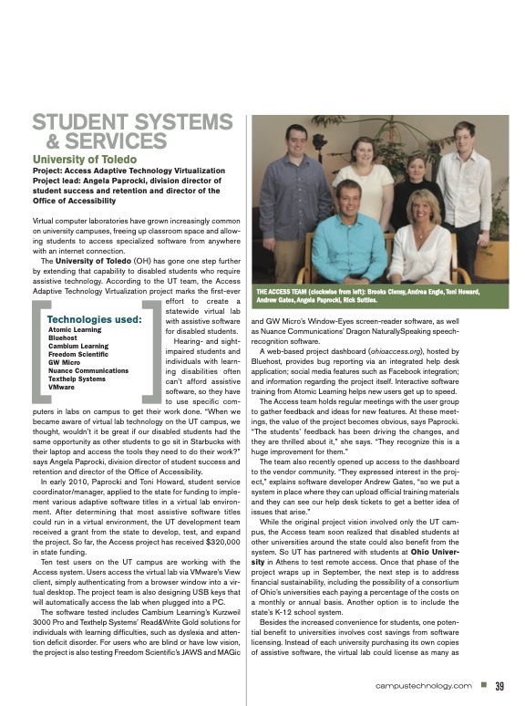 Campus Technology Innovators Awards
